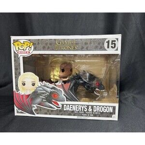 Funko POP Rides Game of Thrones Daenerys and Drogon 15 Vinyl Figure GOT